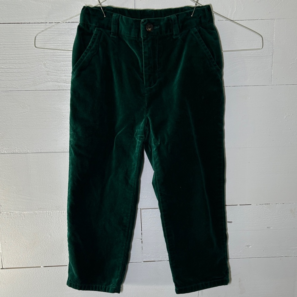 Gymboree Green Velvet Pants - Picture 5 of 9